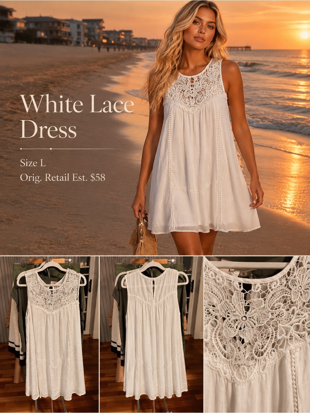 White Lace Dress